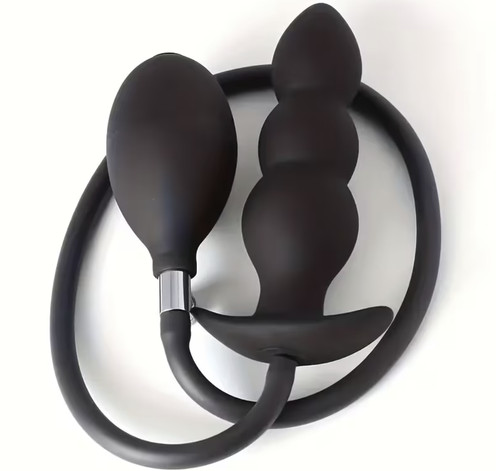 Black silicone inflatable - black,
