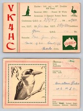 Ham Radio QSL QSO Postcard