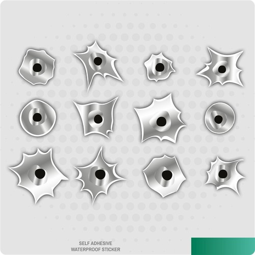 Bullet holes vinyl - 12,