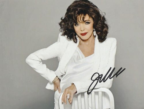 Joan collins hand signed - joan,
