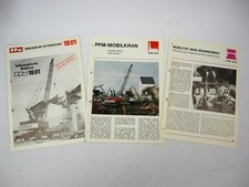 3x brochure Poclain PPM 18.01
