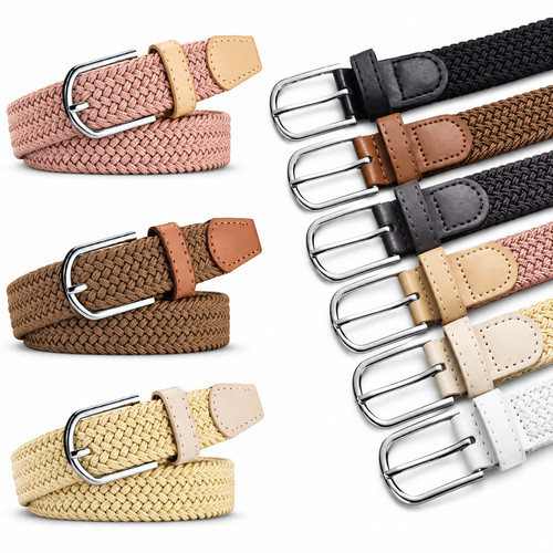 Women elastic woven belt - women's,