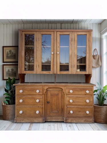 Large antique victorian - victorian, pine