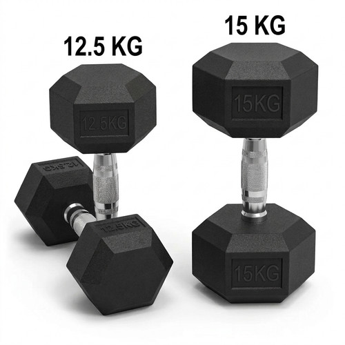 New hex dumbbells - new,