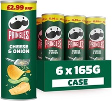 Pringles Crisps 6 x 165g Tubes