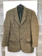 Bob Parratt Tweed Jacket Mens 40R  Green Hunting Shooting Fishing Country