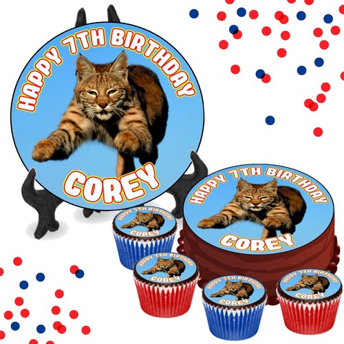 Bobcat jumping personalised - jumping,
