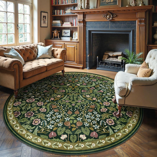 Moynesa vintage 6ft round - 6ft, area