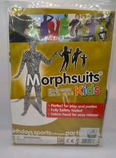 Kids Morphsuit Zebra Fancy Dress Costume Age 8-10 Yrs - Party Suit 
