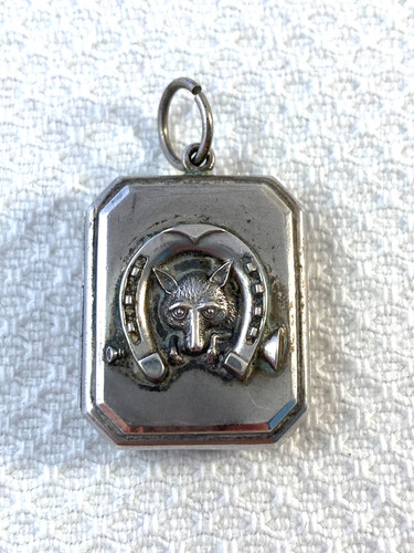 Victorian sterling silver fox - victorian,