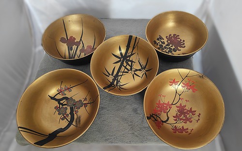 Vintage japanese gold - x5,