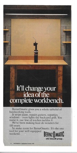1987 bernzomatic torch - 1987,