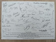 EASTENDERS FULL CAST PRE-SIGNED AUTOGRAPHS FAN CAST PHOTO CARD