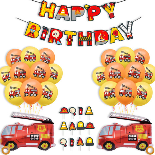 Firefighter banner balloon - banner,