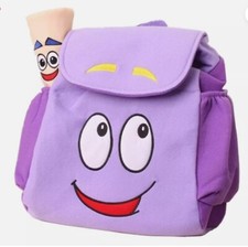 Dora Explorer bag Backpack Purple Soft Plush Backpack with Map Toys Kid Gift HOT