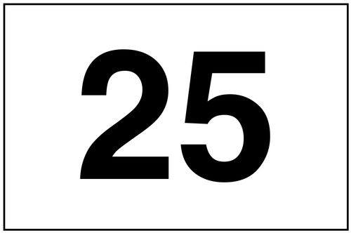Wheelie bin number stickers - bin,