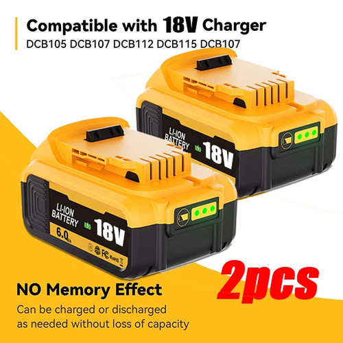 For dewalt 18v 0ah - 2x, xr