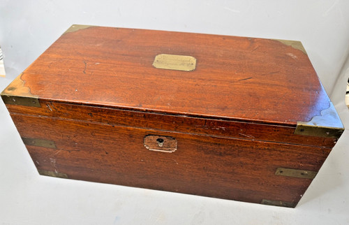 Georgian campaign writing box - campaign,