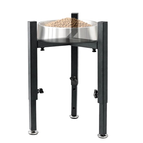 Adjustable elevated dog bowl - adjustable,