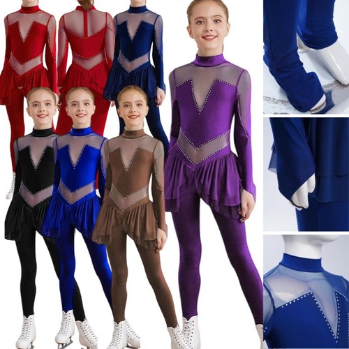 Girls gymnastics skirted - girls,