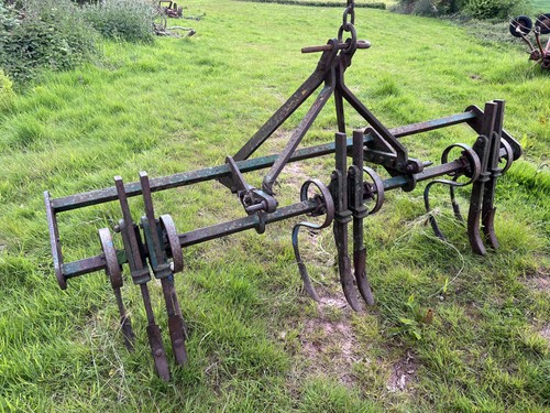 Vintage spring tine cultivator - spring,