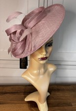 Phase Eight Dusky Pink Sinamay Fascinator Mother Wedding Guest Races Party Event