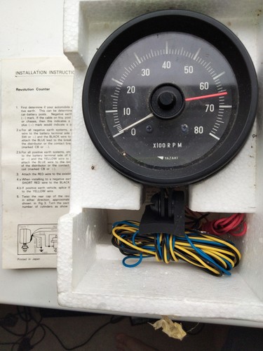 Yazaki nos 80mm rev counter - yazaki, &