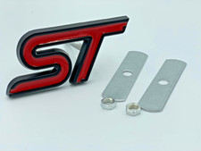 Ford ST Badge Red Black Grill