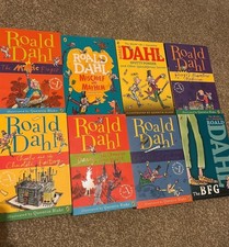 Roald Dahl 8 paper back books