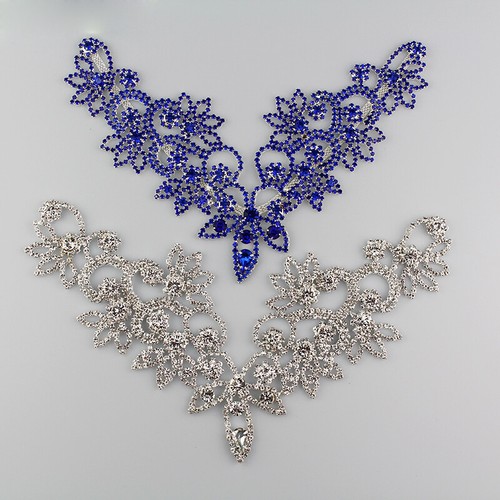Crystal rhinestone applique - 1x,