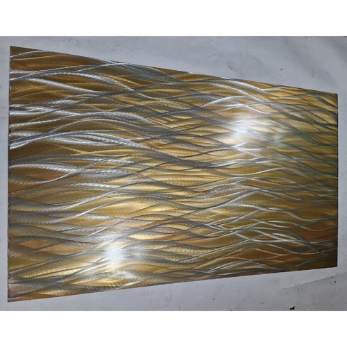 Modern abstract metal wall