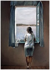 The Woman at the Window 11x8