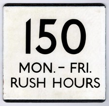 London Transport enamel bus