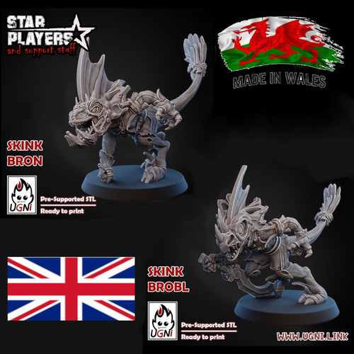 Lizardmen skink brobl bron - lizardmen,