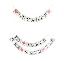 Engagement Bunting Banner