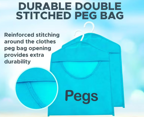 Peg bag showerproof with - peg,