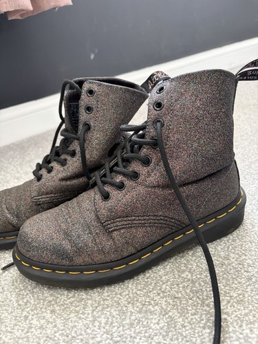 Martens black glitter soft - dr,