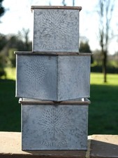 Square Zinc Planter Plant Pot