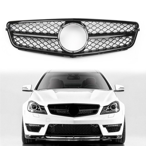 C63 style gloss black grill - c63,