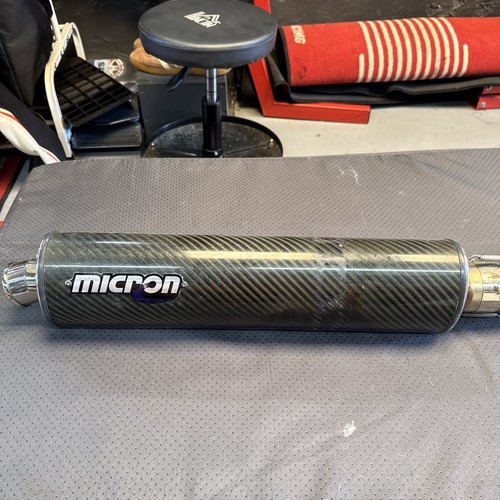 Micron carbon fibre exhaust - carbon,