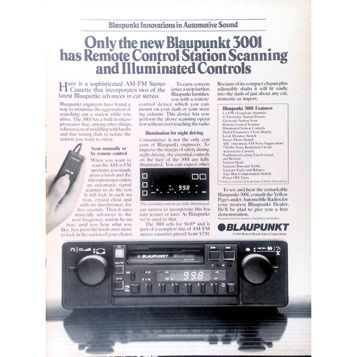 1981 print blaupunkt - ad,