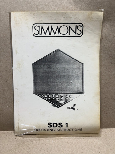 Simmons sds1 operating - simmons,