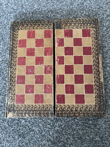 Victorian faux book chess - victorian, &
