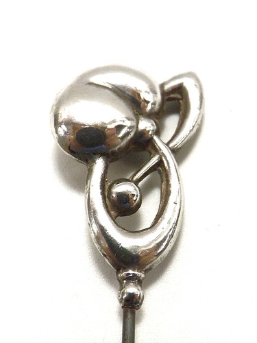 Antique silver hatpin - antique,