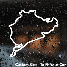 2 X White Vinyl Nürburgring