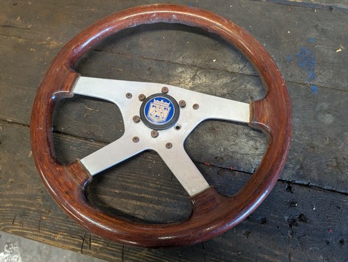 Vintage wooden momo steering - wooden,