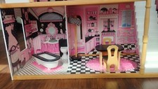 Doll house Kid Kraft 1968 wood 3 floors with furniture and accessories, H 1.55m