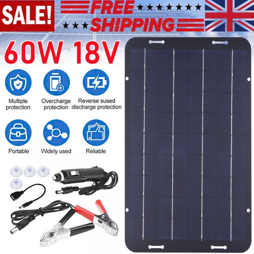 60w 18v portable mono solar - 18v,