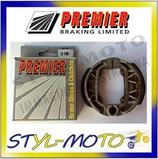 S158 Pair of Premier Rear Brake Shoes Aprilia SR 50 H20 2002