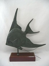 Metal Tropical Angel Fish on